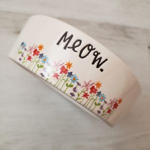 RAE DUNN BY MAGENTA "MEOW" CAT BOWL